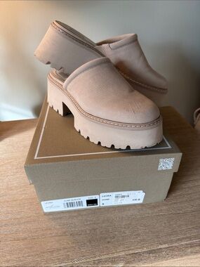 Dolce Vita Leona Platform Clog Mule - Dune